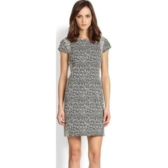 Diane von Furstenberg DVF Pele Wave Snake Jacquard Dress size 6 - Picture 1 of 6